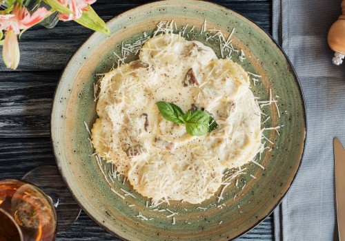 Ravioli con salsa al Rosso Imperiale